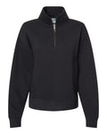 MV Sport Women's Sueded Fleece Quarter-Zip Sweatshirt-1