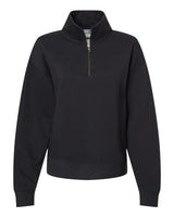 MV Sport Women's Sueded Fleece Quarter-Zip Sweatshirt-1