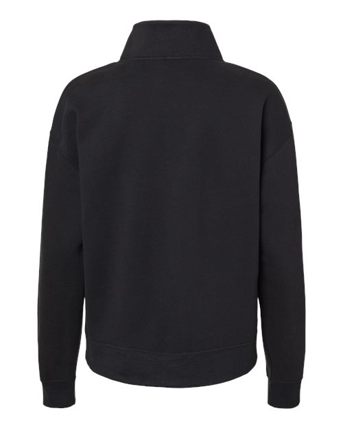 MV Sport Women's Sueded Fleece Quarter-Zip Sweatshirt-2
