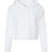 Next Level Women's Laguna Sueded Raw Edge Crop Hoodie Sweatshirt-1
