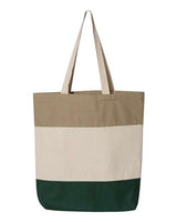 Q-Tees 11L Tri-Color Tote-1