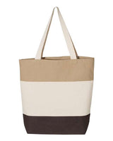 Q-Tees 11L Tri-Color Tote-1