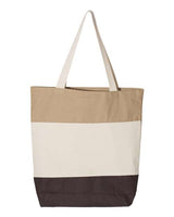 Q-Tees 11L Tri-Color Tote-2