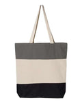 Q-Tees 11L Tri-Color Tote-1