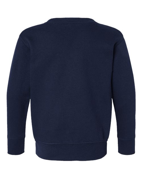 Rabbit Skins Toddler Fleece Crewneck Sweatshirt-2