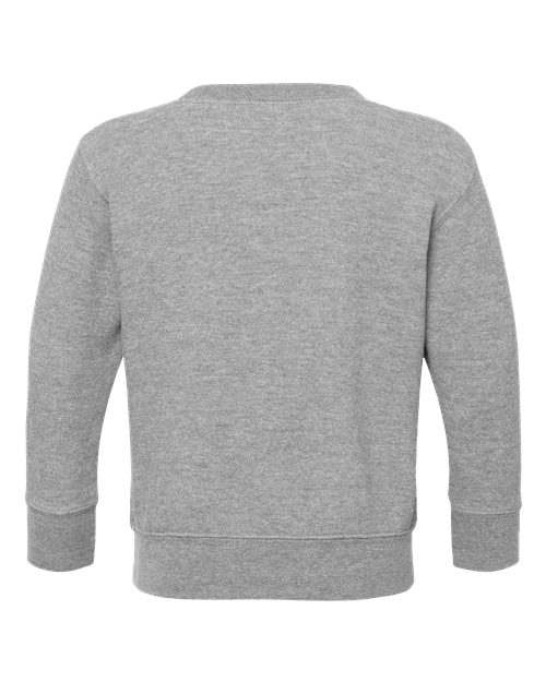 Rabbit Skins Toddler Fleece Crewneck Sweatshirt-2