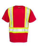 Kishigo Men's EV Series Enhanced Visibility Contrast Pocket T-Shirt-2