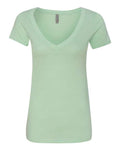 Next Level Women’s CVC Deep V-Neck T-Shirt-1