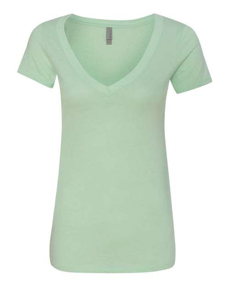 Next Level Women’s CVC Deep V-Neck T-Shirt-1