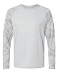 Paragon Men's Cayman Performance Camo Colorblocked Long Sleeve T-Shirt-1