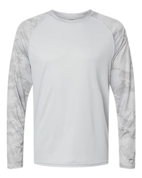 Paragon Men's Cayman Performance Camo Colorblocked Long Sleeve T-Shirt-1