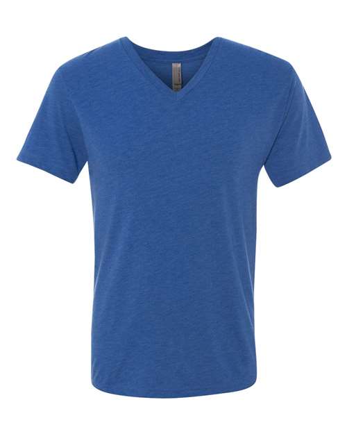 Next Level Men's Triblend V-Neck T-Shirt-1