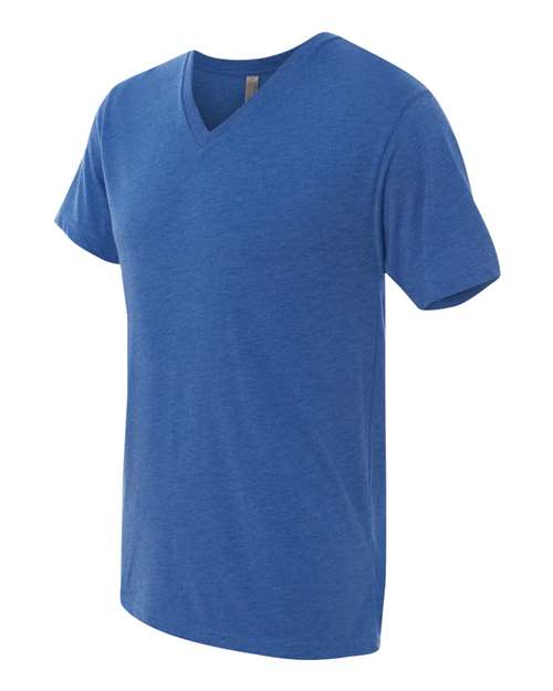 Next Level Men's Triblend V-Neck T-Shirt-2