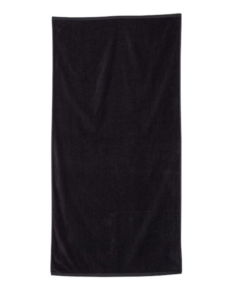 Q-Tees Velour Beach Towel-1