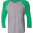 Next Level Men's Triblend Three-Quarter Raglan T-Shirt-1