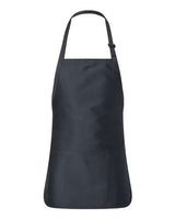 Q-Tees Full-Length Apron with Pouch Pocket-1