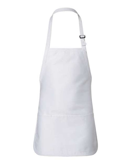 Q-Tees Full-Length Apron with Pouch Pocket-1