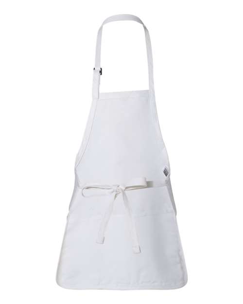 Q-Tees Full-Length Apron with Pouch Pocket-2