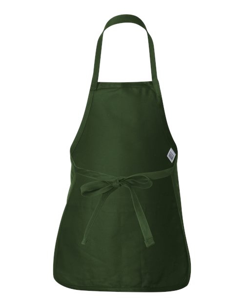 Q-Tees Full-Length Apron with Pouch Pocket-2