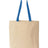 Liberty Bags Natural Tote with Contrast-Color Handles-1