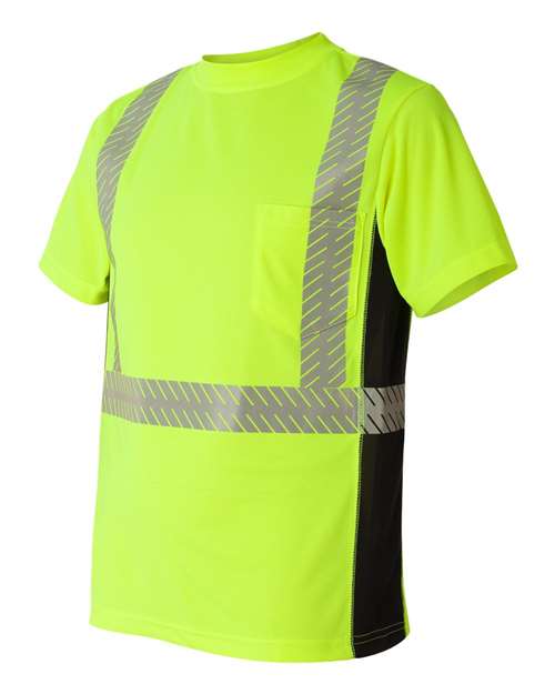 Kishigo Men's Premium Black Series Breathable Tape Class 2 T-Shirt-2