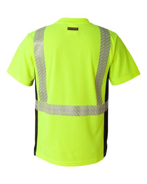 Kishigo Men's Premium Black Series Breathable Tape Class 2 T-Shirt-3