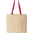 Liberty Bags Natural Tote with Contrast-Color Handles-1