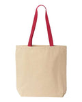 Liberty Bags Natural Tote with Contrast-Color Handles-1