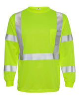 Kishigo Men's Long Sleeve Class 3 T-Shirt-1