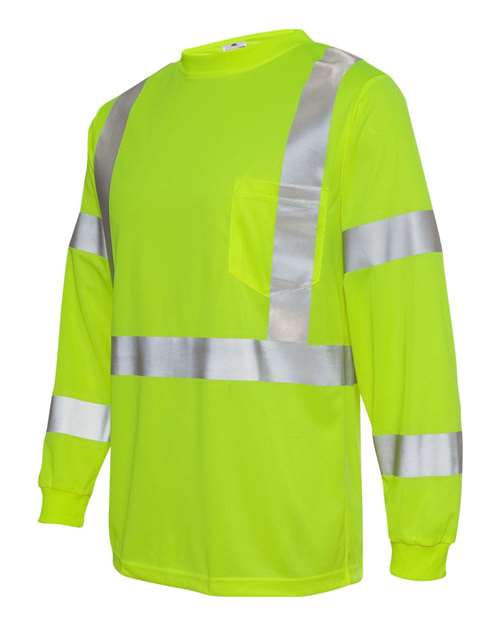 Kishigo Men's Long Sleeve Class 3 T-Shirt-2