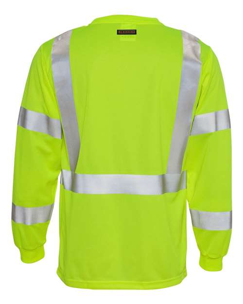 Kishigo Men's Long Sleeve Class 3 T-Shirt-3