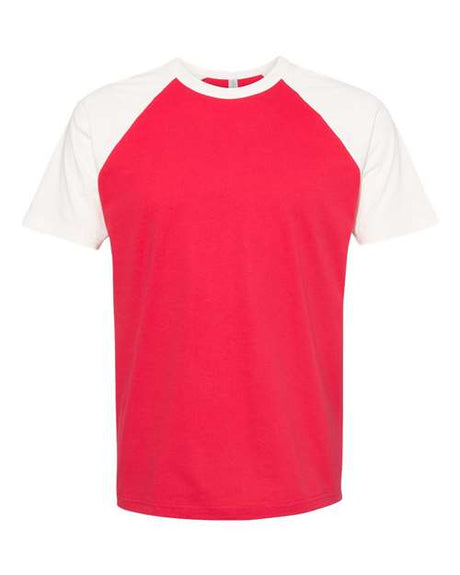 Next Level Men's Cotton Raglan T-Shirt-1