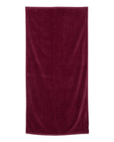 Q-Tees Velour Beach Towel-1