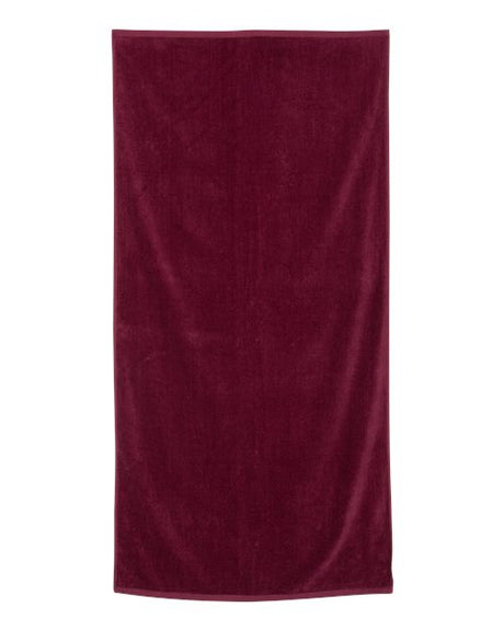 Q-Tees Velour Beach Towel-1