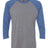 Next Level Men's Triblend Three-Quarter Raglan T-Shirt-1