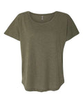 Next Level Women’s Triblend Dolman T-Shirt-1