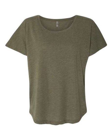 Next Level Women’s Triblend Dolman T-Shirt-1