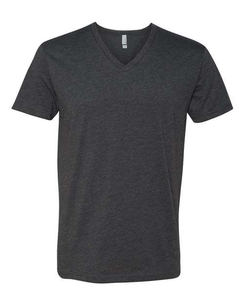 Next Level Men's CVC V-Neck T-Shirt-1