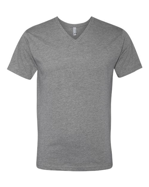 Next Level Men's CVC V-Neck T-Shirt-1