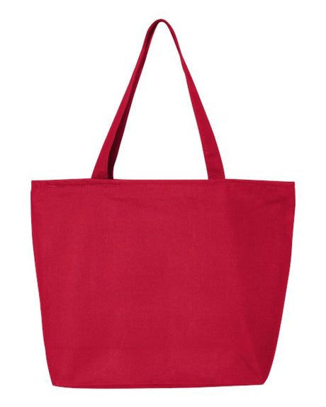 Q-Tees 25L Zippered Tote-1