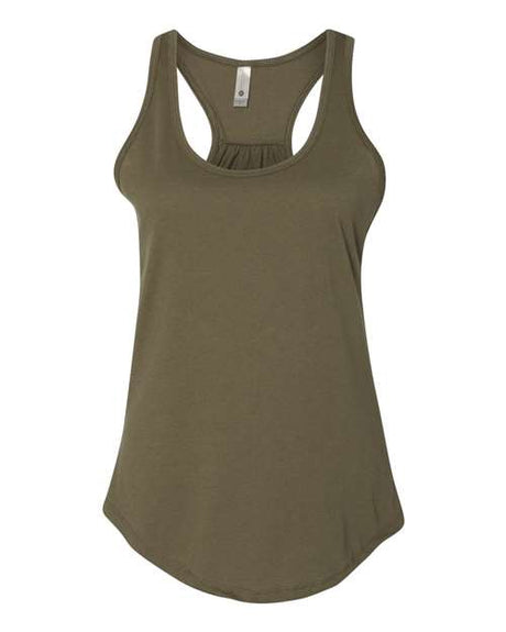 Next Level Women's Gathered Racerback Tank-1