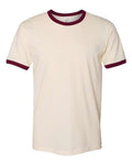 Next Level Men's Cotton Ringer T-Shirt-1