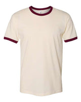 Next Level Men's Cotton Ringer T-Shirt-1