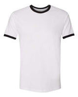 Next Level Men's Cotton Ringer T-Shirt-1