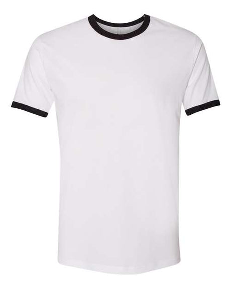 Next Level Men's Cotton Ringer T-Shirt-1