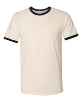 Next Level Men's Cotton Ringer T-Shirt-1