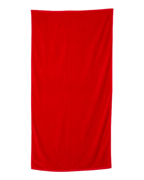 Q-Tees Velour Beach Towel-1