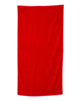 Q-Tees Velour Beach Towel-1
