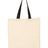 Q-Tees Economical Tote with Contrast-Color Handles-1