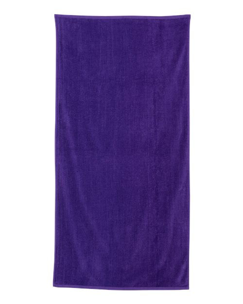 Q-Tees Velour Beach Towel-1